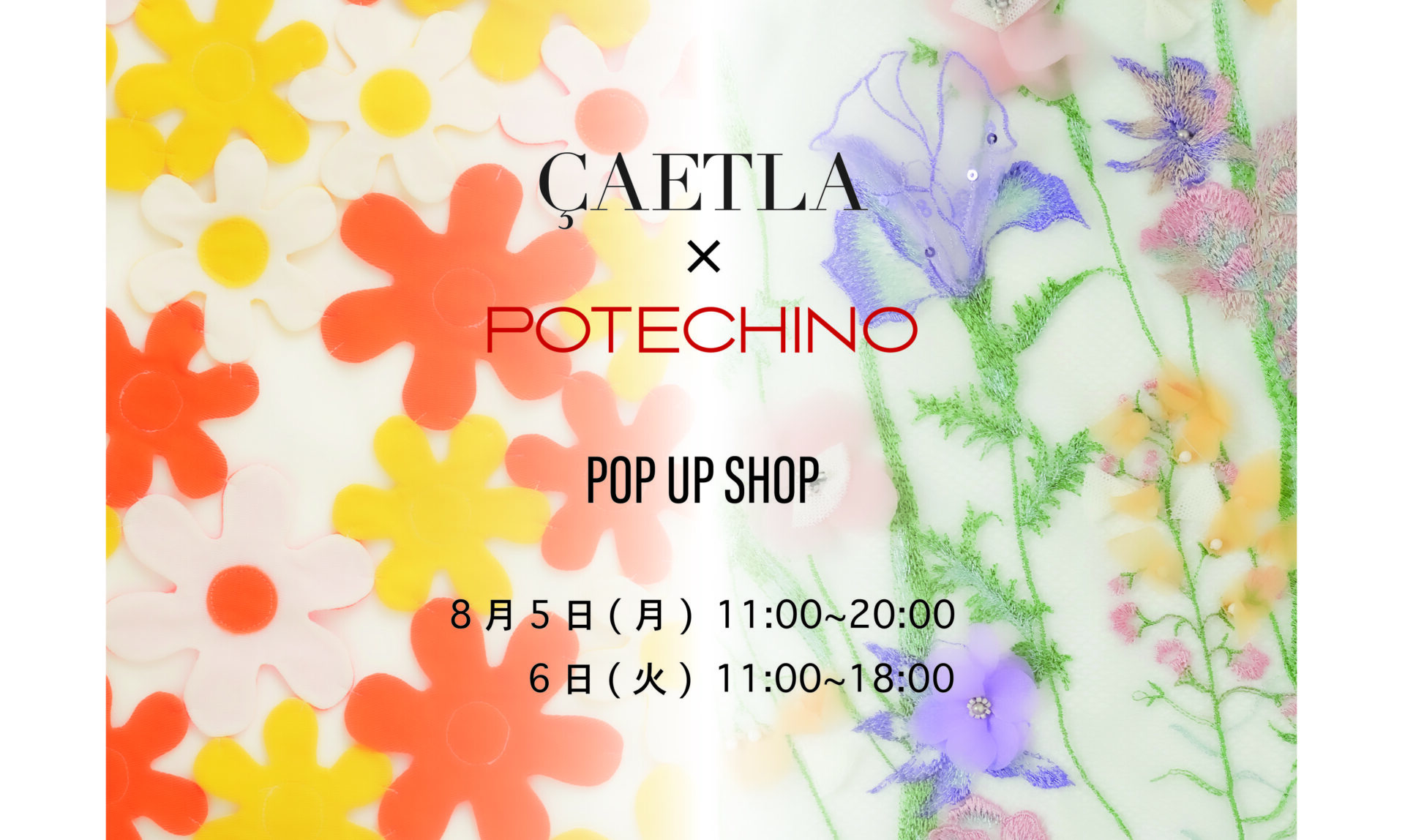 CAETLA×POTECHINO　POP UP SHOPのイメージ画像