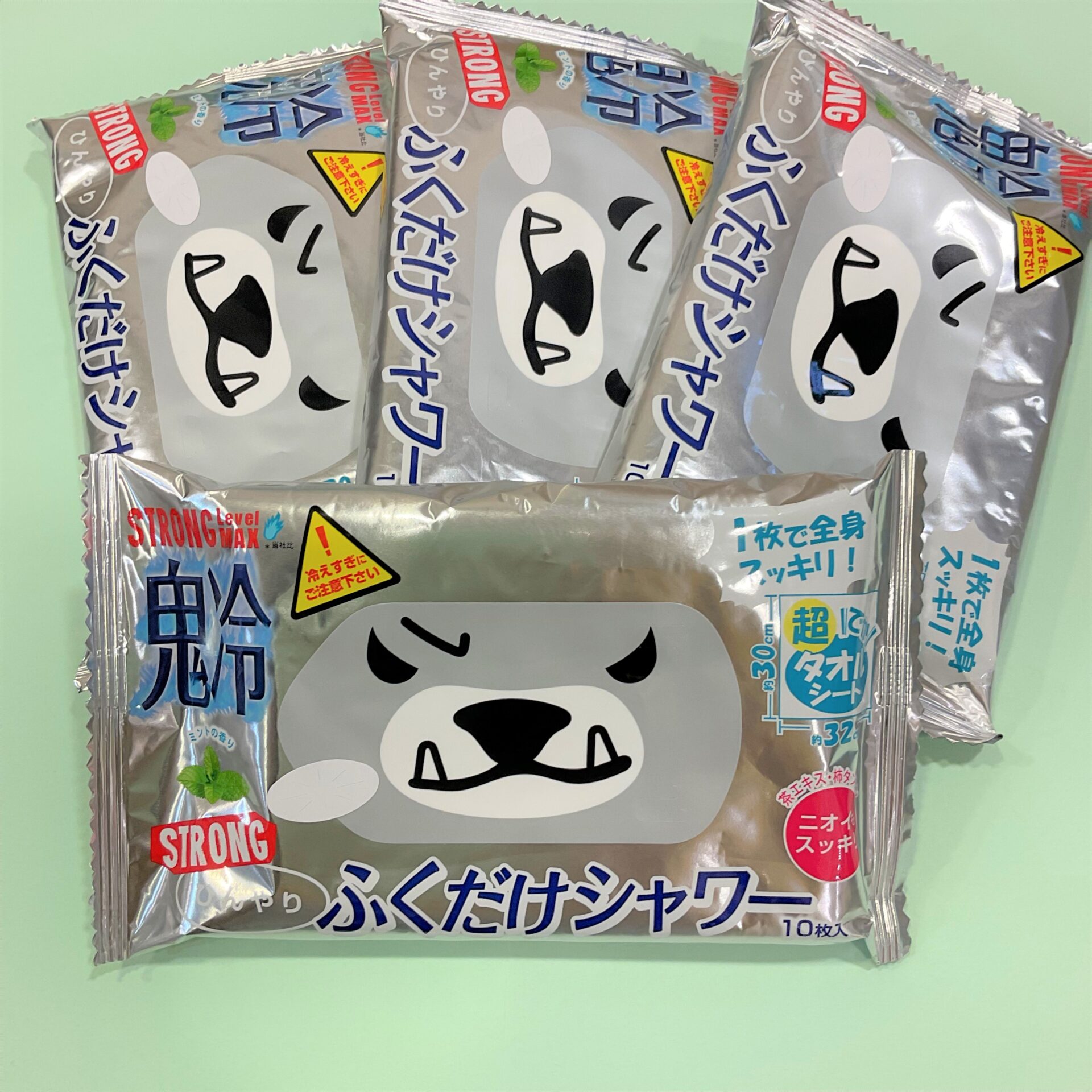 ひんやりふくだけシャワー ストロング レベルMAXのイメージ画像