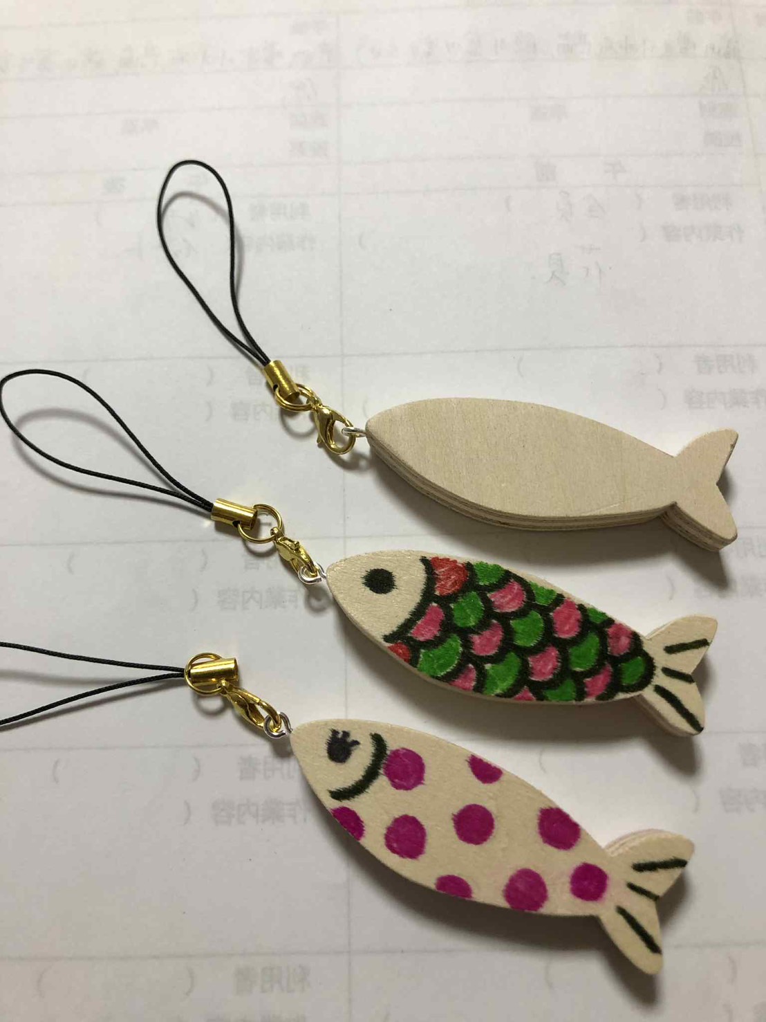 高松のお魚「あじ」ストラップ作り/550円