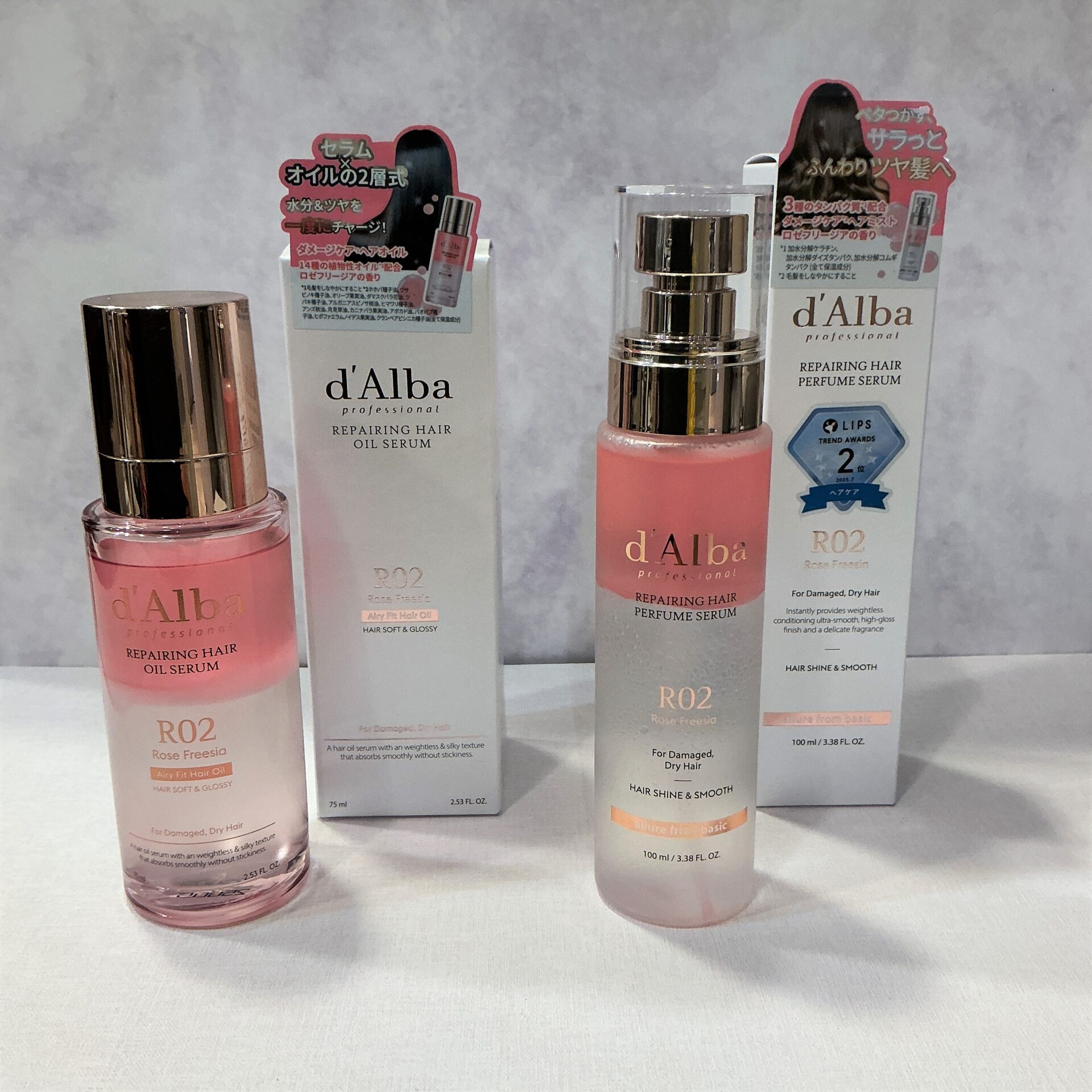 d’Alba（ダルバ）ヘアオイルセラム・ヘアパフュームセラムのサムネイル画像