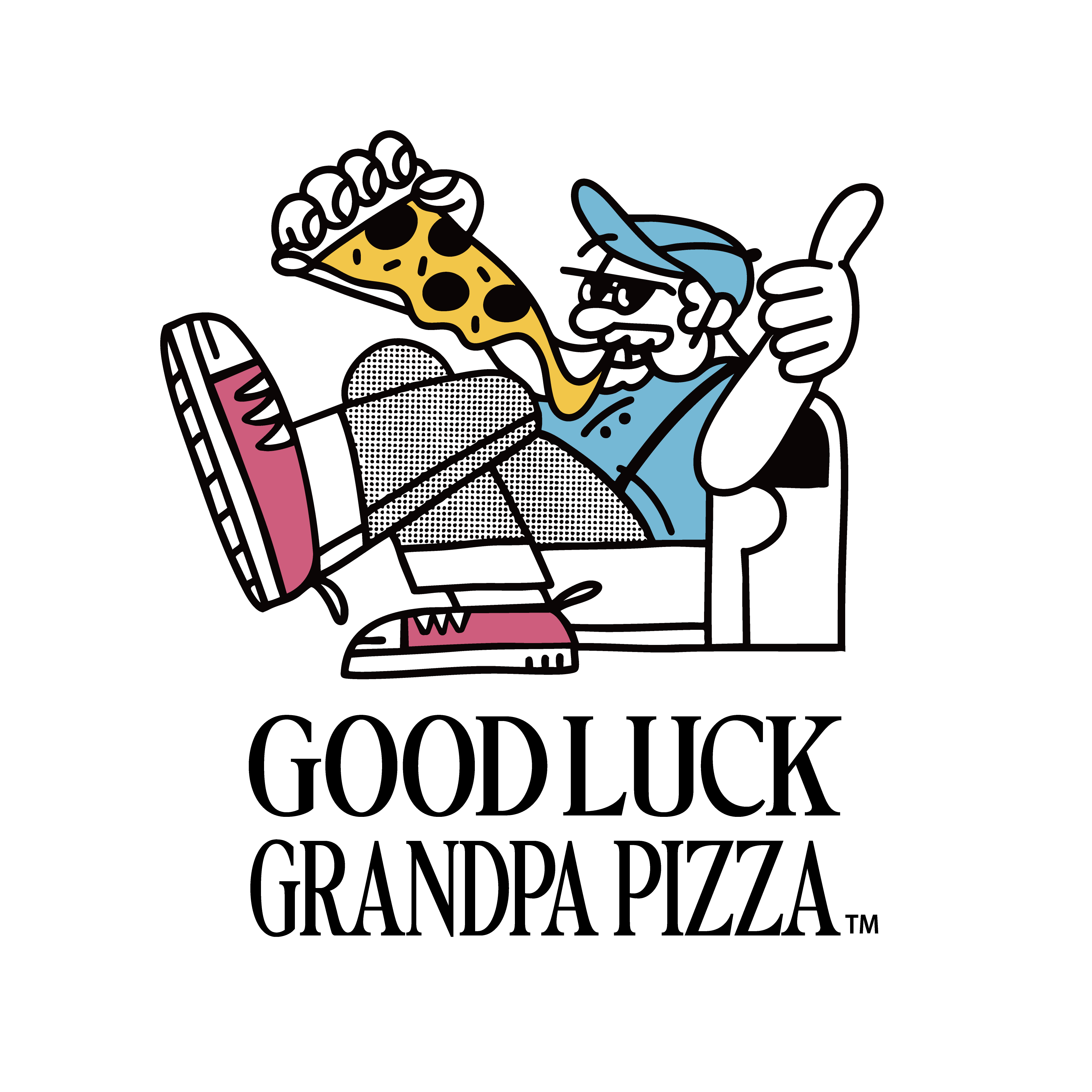 【GOOD LUCK GRANDPA PIZZA 】ピザ