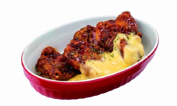 【カフェエト】ヤンニョムチキンチーズ / 1,000円