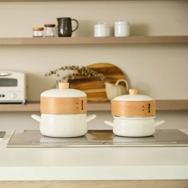 蒸し料理を、もっと身近に。キッチンに馴染む、せいろ鍋。のサムネイル画像