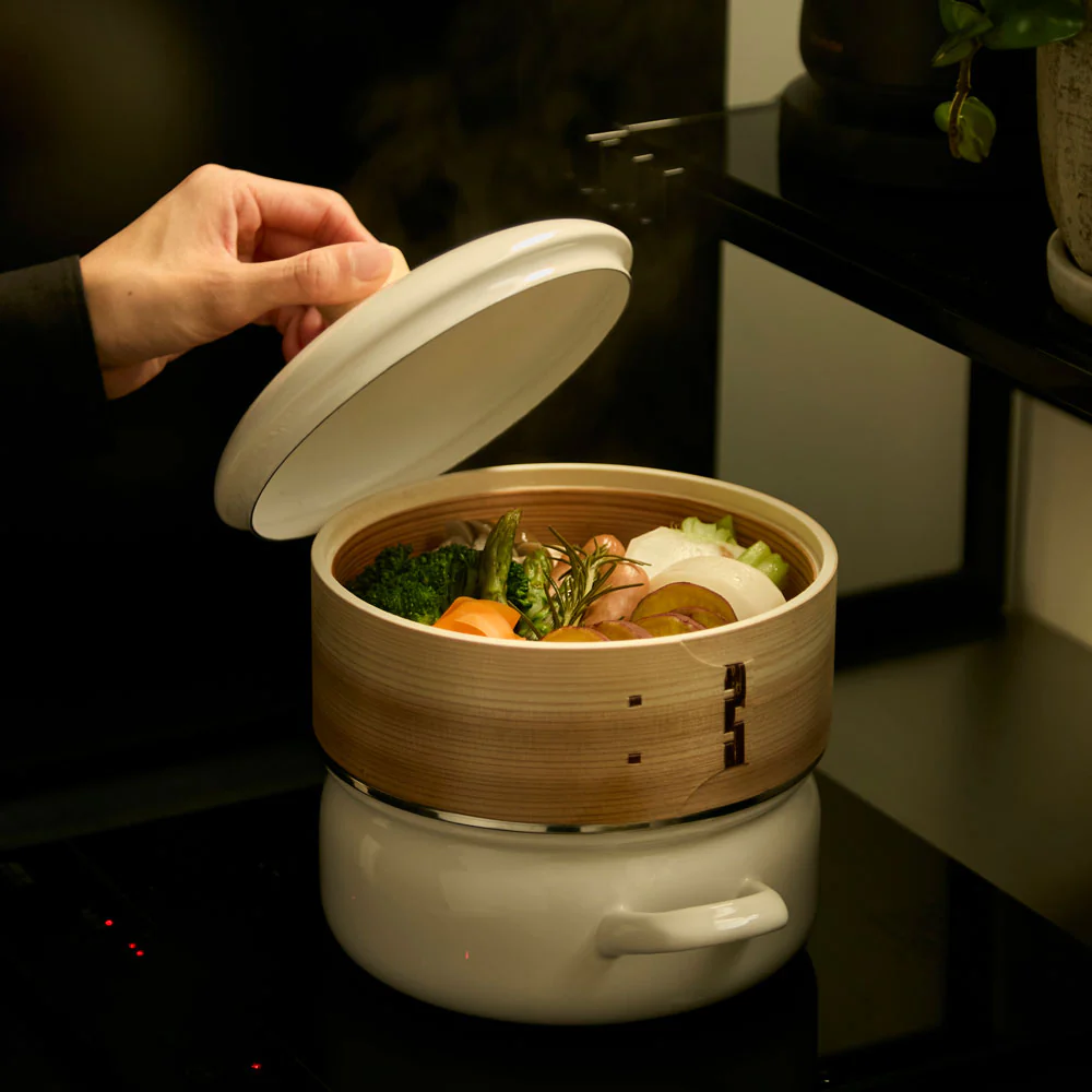 蒸し料理を、もっと身近に。キッチンに馴染む、せいろ鍋。のイメージ画像